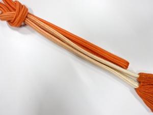 正絹　撚り房　手組帯締め